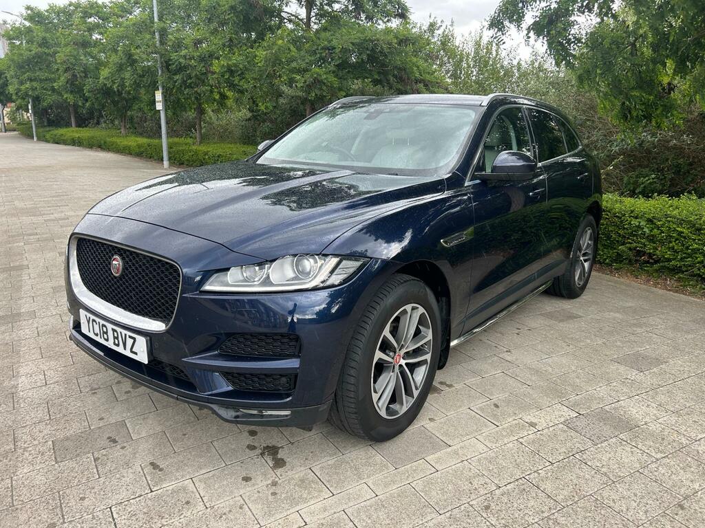 Jaguar F-Pace 2.0 D240 Portfolio Awd Euro 6 Ss YC18BVZ Blue #3