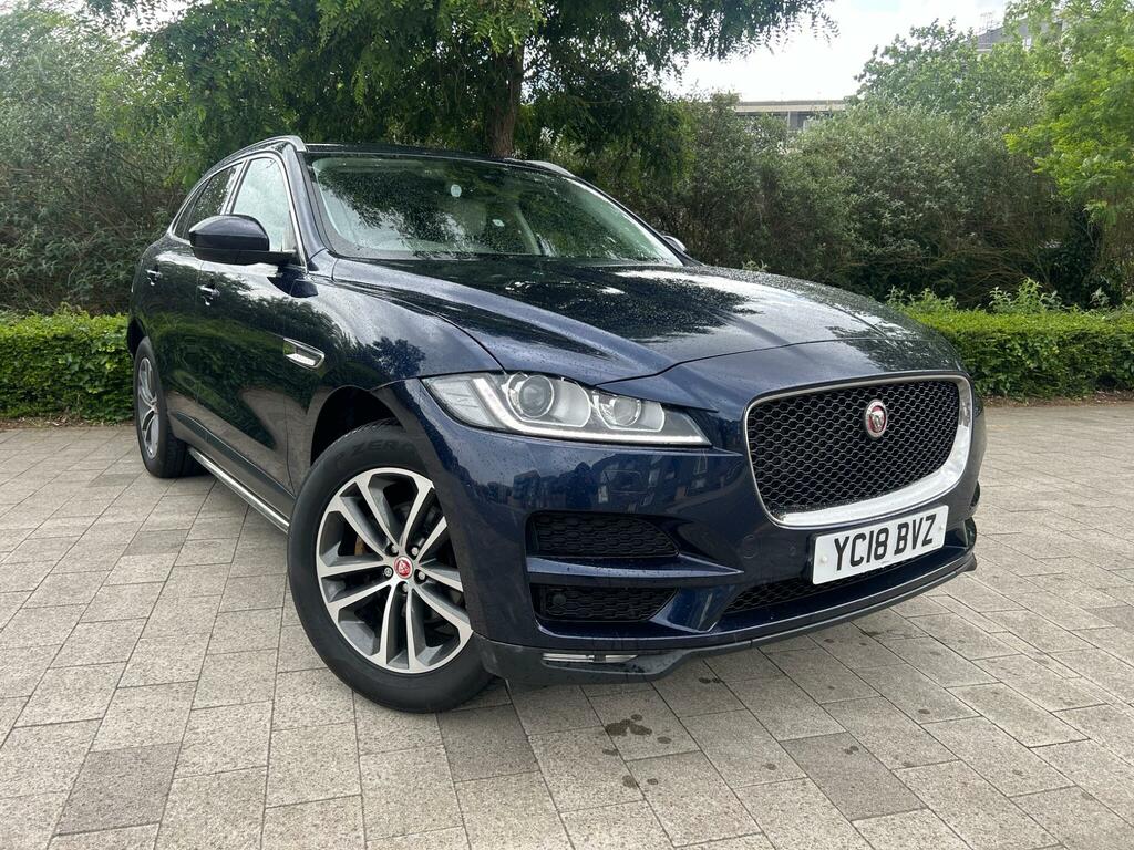 Jaguar F-Pace 2.0 D240 Portfolio Awd Euro 6 Ss YC18BVZ Blue