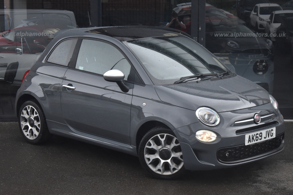 Fiat 500 1.2 Rock Star Hatchback Euro 6 Grey