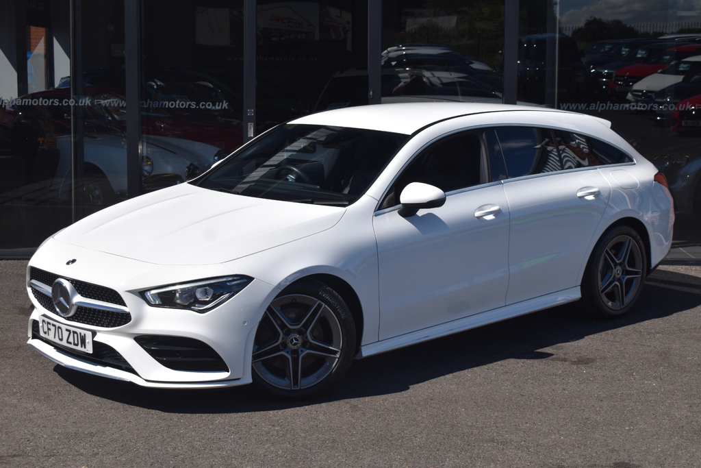 Mercedes-Benz CLA Class Coupe White #4