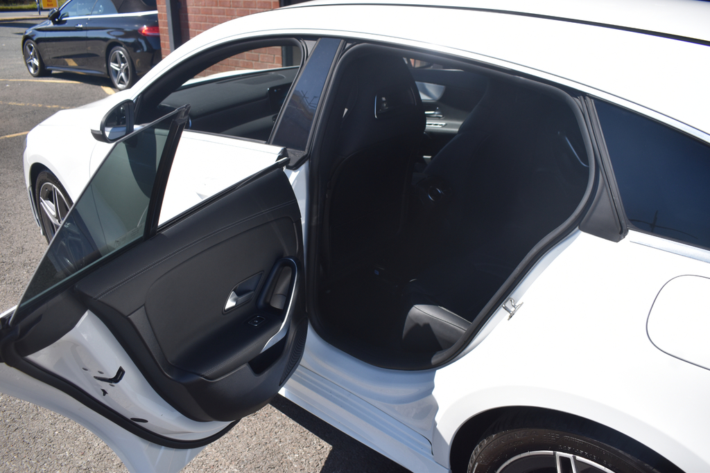 Mercedes-Benz CLA Class Coupe White #37