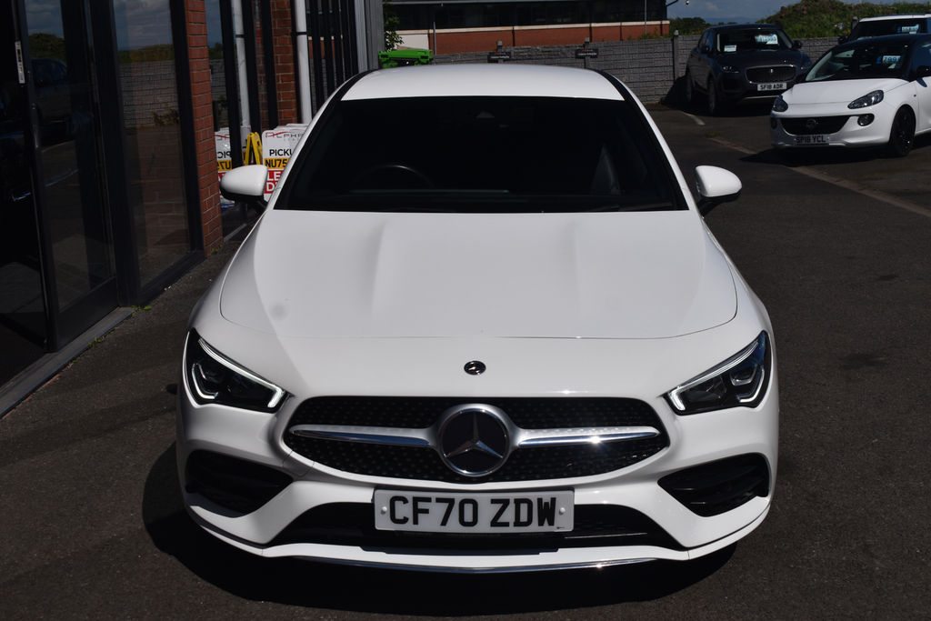 Mercedes-Benz CLA Class Coupe White #3