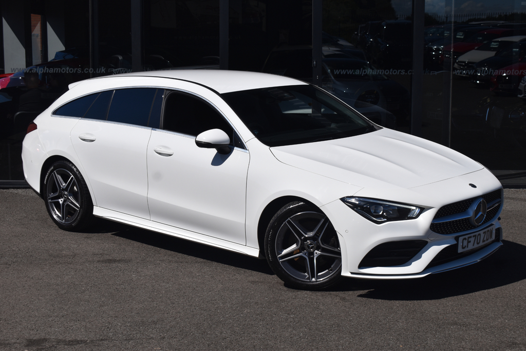 Mercedes-Benz CLA Class Coupe White #1