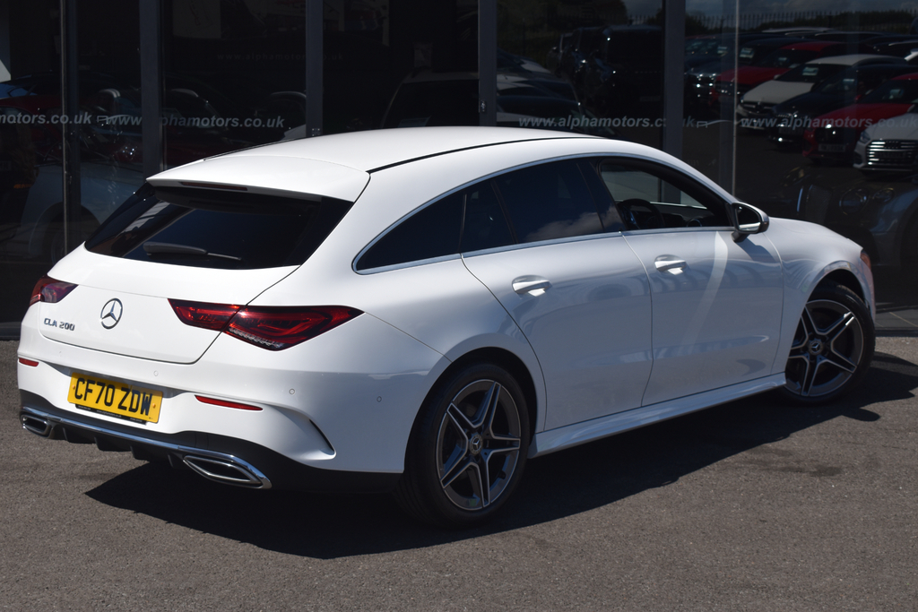 Mercedes-Benz CLA Class Coupe White #5