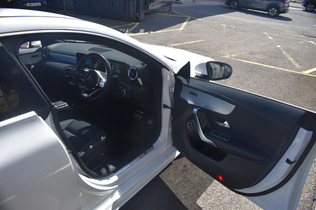 Mercedes-Benz CLA Class Coupe White #22