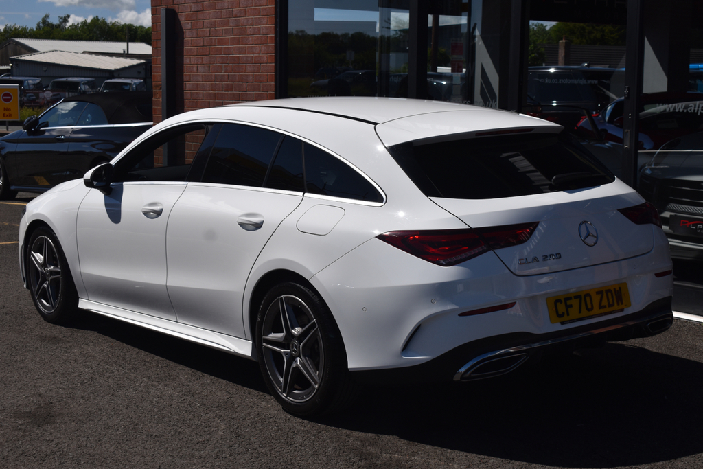 Mercedes-Benz CLA Class Coupe White #17