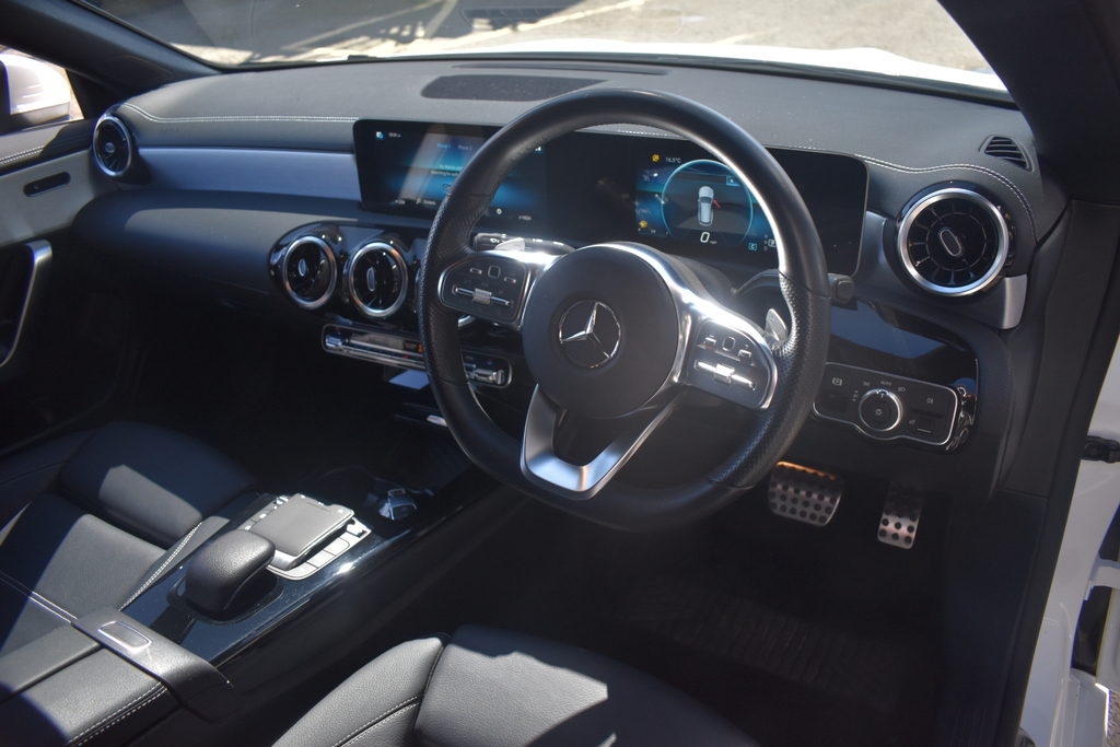 Mercedes-Benz CLA Class Coupe White #8