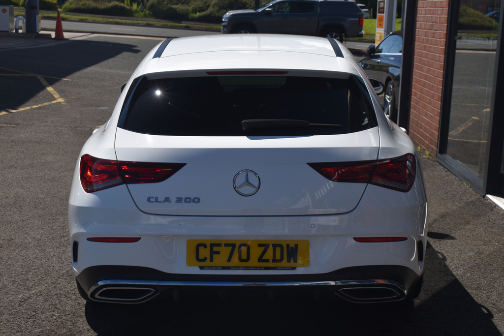 Mercedes-Benz CLA Class Coupe White #6