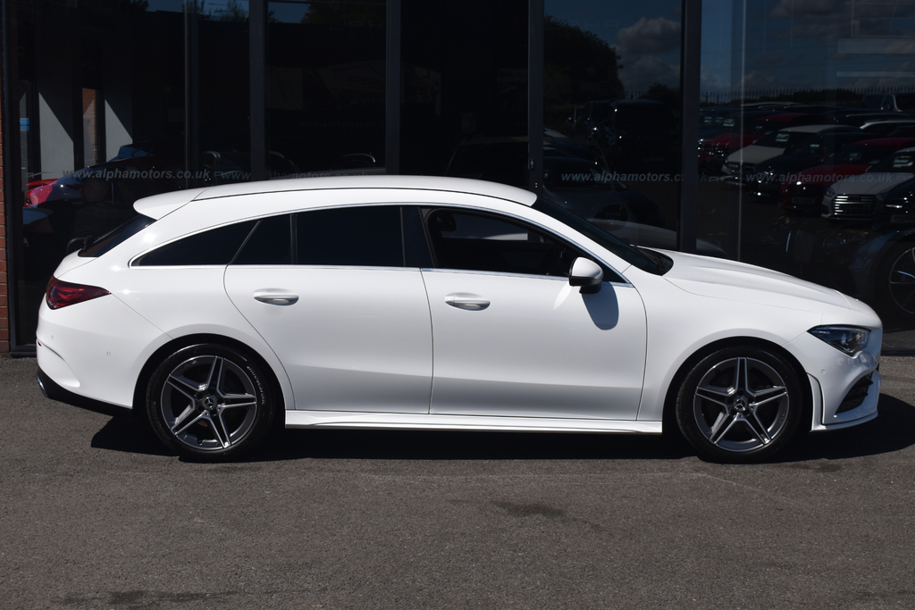 Mercedes-Benz CLA Class Coupe White #12