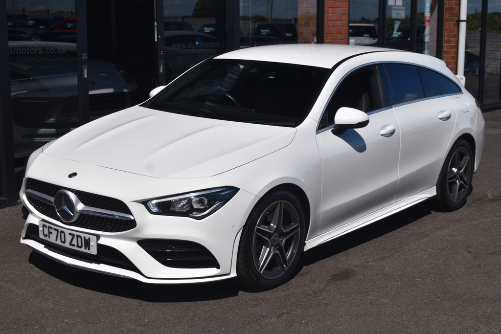 Mercedes-Benz CLA Class Coupe White #16