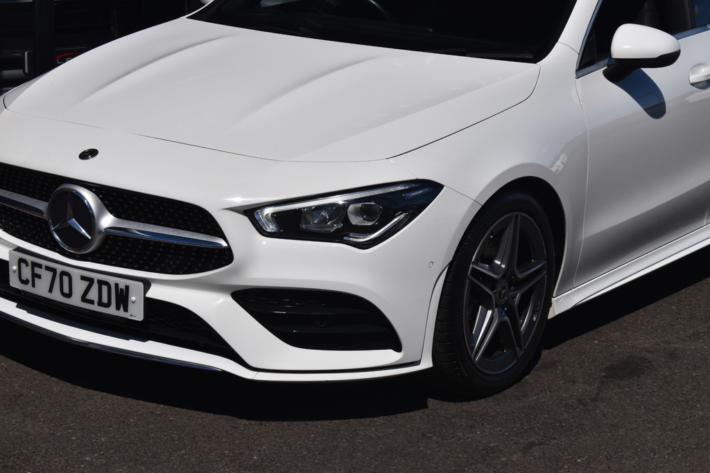 Mercedes-Benz CLA Class Coupe White #19