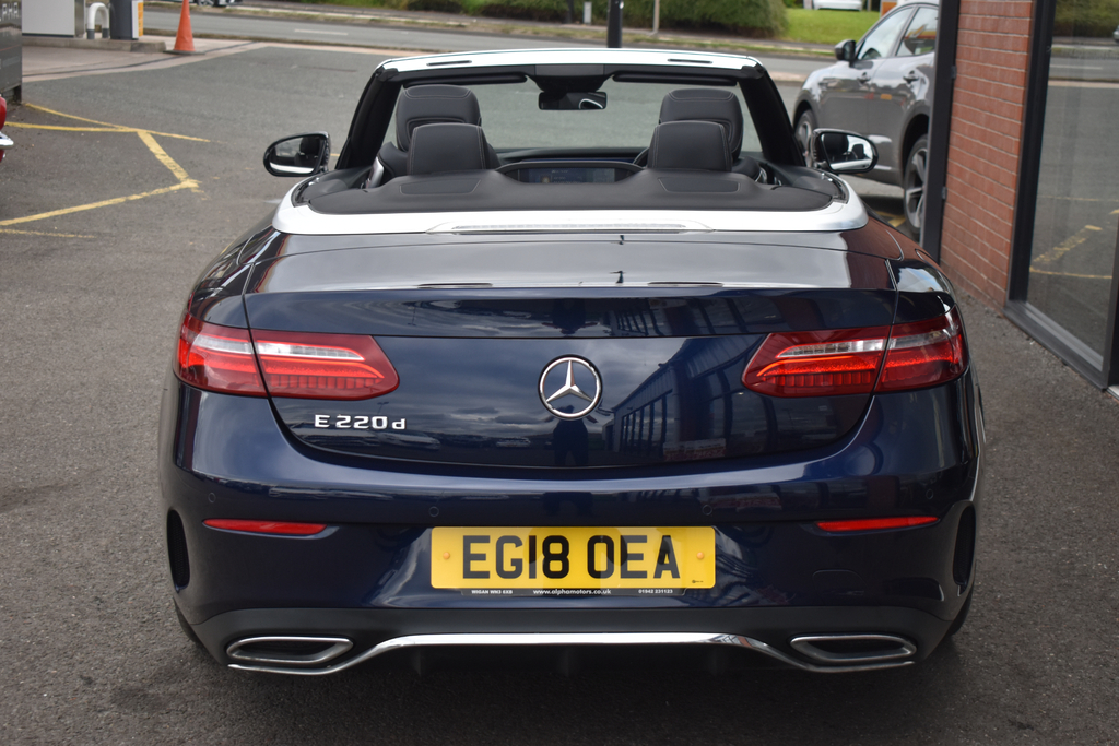 Mercedes-Benz E Class 2.0 E220d Amg Line Cabriolet G-tronic Blue #6