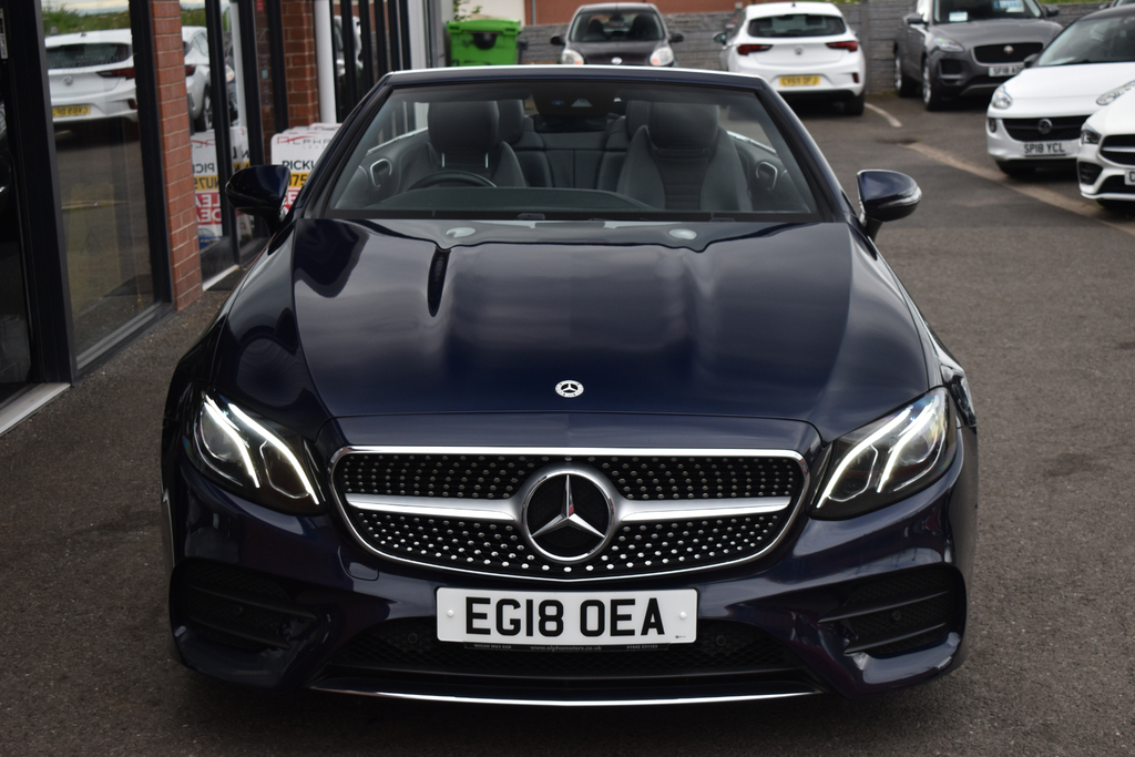 Mercedes-Benz E Class 2.0 E220d Amg Line Cabriolet G-tronic Blue #3