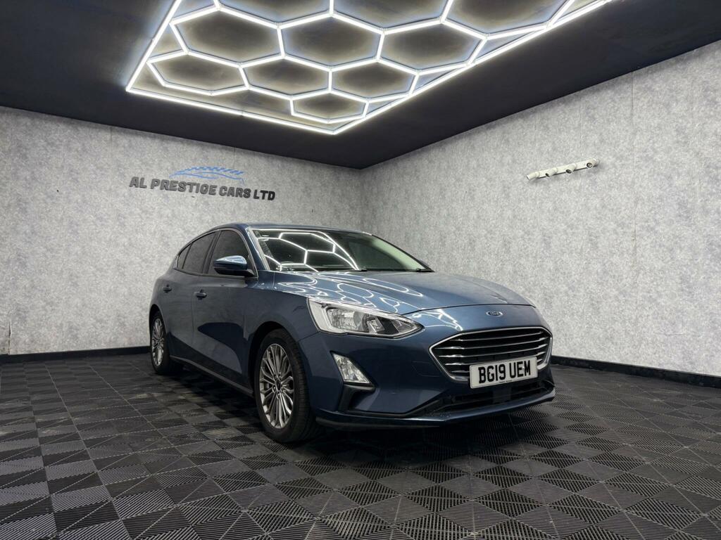 Ford Focus 1.0T Ecoboost Titanium X Euro 6 Ss BG19UEM Blue #4