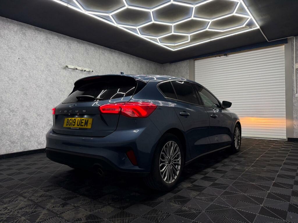 Ford Focus 1.0T Ecoboost Titanium X Euro 6 Ss BG19UEM Blue #5
