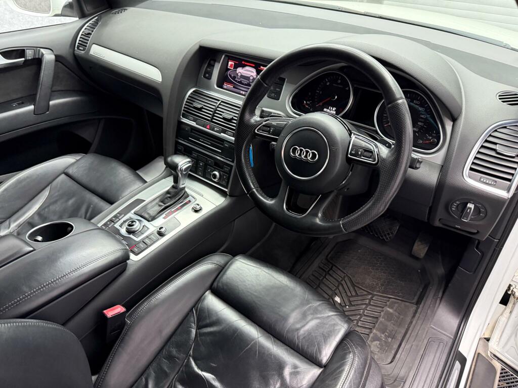 Audi Q7 3.0 Tdi V6 S Line Plus Tiptronic Quattro Euro 5 S MA62WJX White #2