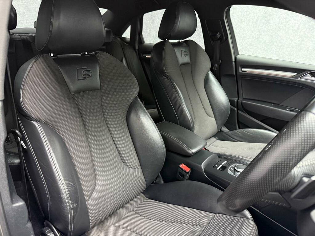 Audi A3 1.6 Tdi S Line S Tronic Euro 6 Ss MJ66URW Black #3