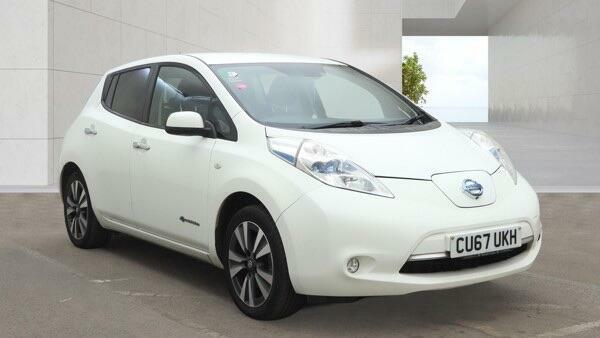 Nissan Leaf Tekna White #5