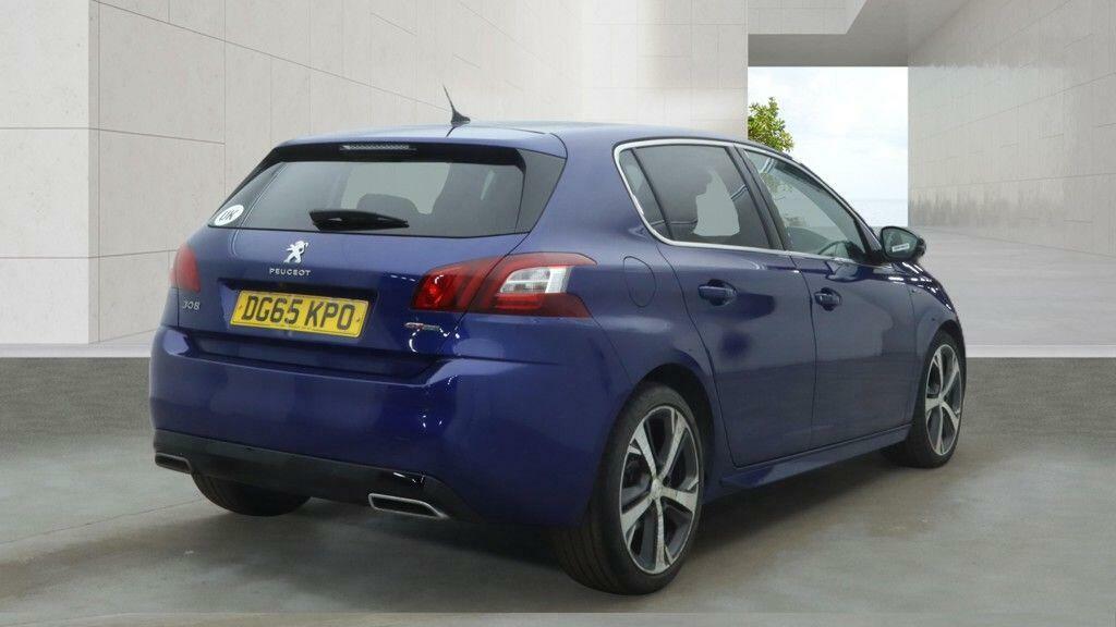 Peugeot 308 1.2 Puretech Gt Line Euro 6 Ss Blue #4