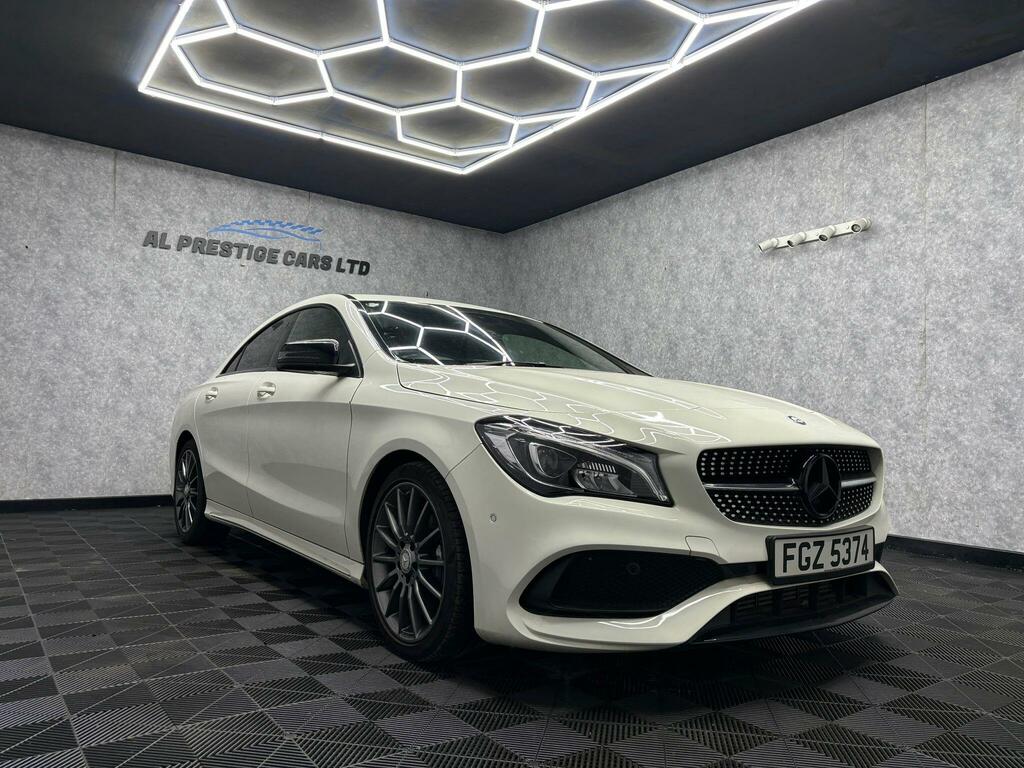 Mercedes-Benz CLA Class 2.1 Cla220d Amg Line Coupe 7G-dct 4Matic Euro 6 S FGZ5374 White #4