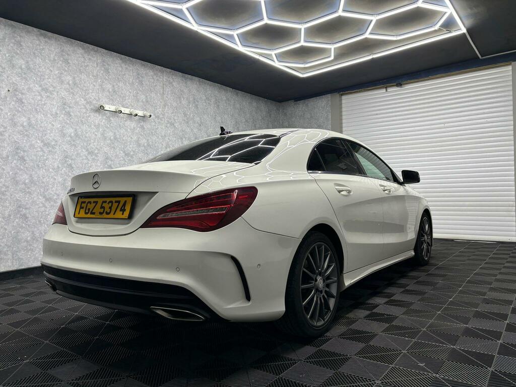 Mercedes-Benz CLA Class 2.1 Cla220d Amg Line Coupe 7G-dct 4Matic Euro 6 S FGZ5374 White #3