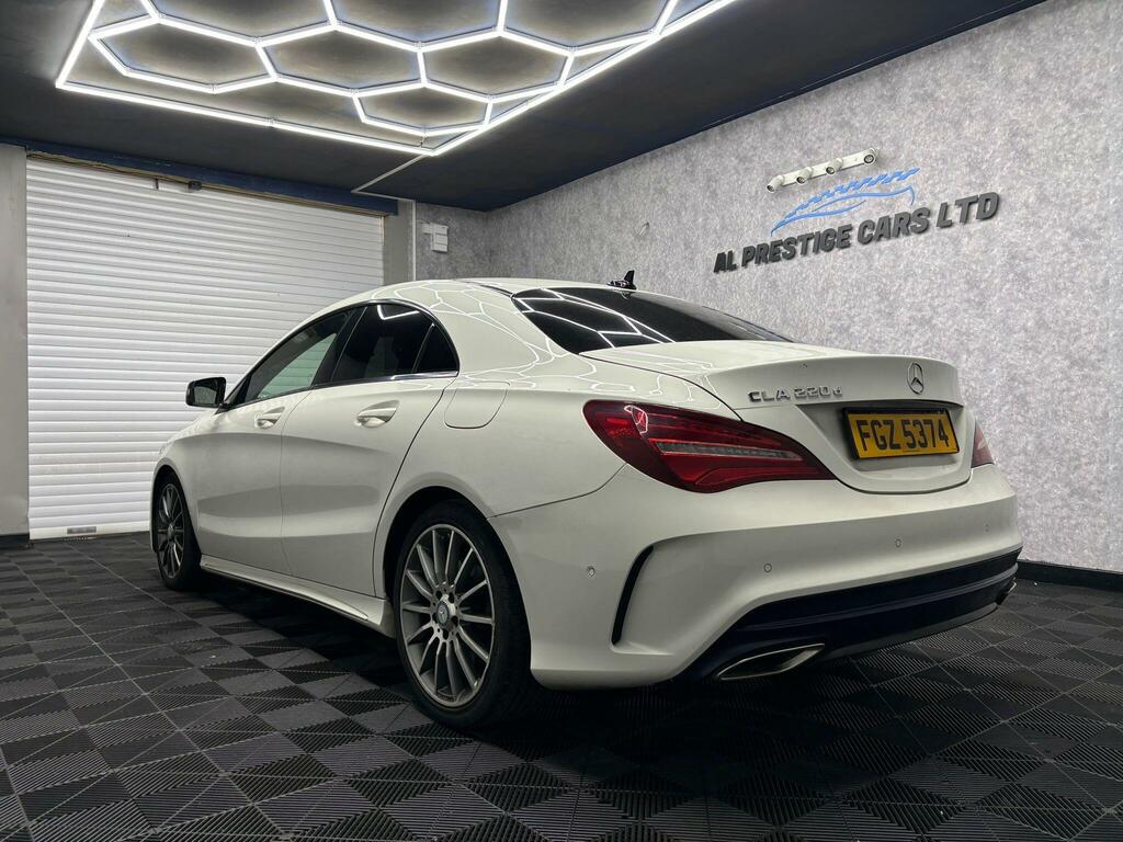 Mercedes-Benz CLA Class 2.1 Cla220d Amg Line Coupe 7G-dct 4Matic Euro 6 S FGZ5374 White #5