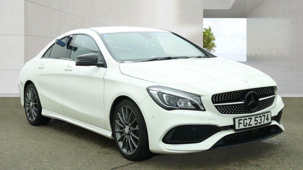 Mercedes-Benz CLA Class Amg Line White #5
