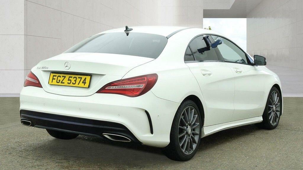 Mercedes-Benz CLA Class Amg Line White #4