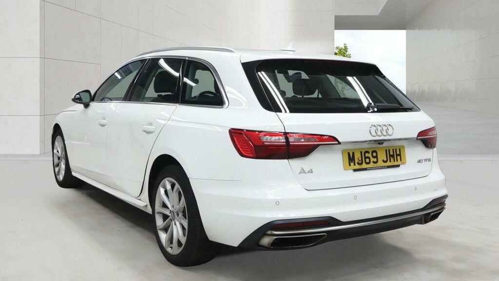 Audi A4 Avant Sport White #6