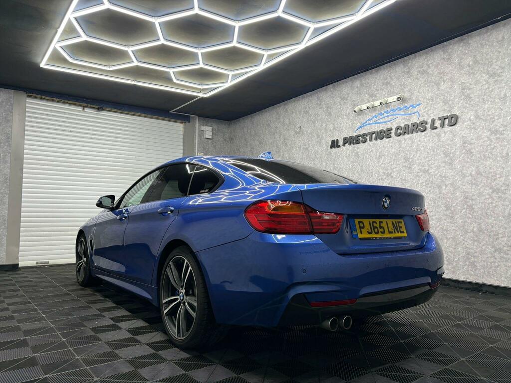BMW 4 Series Gran Coupe M Sport PJ65LNE Blue #4