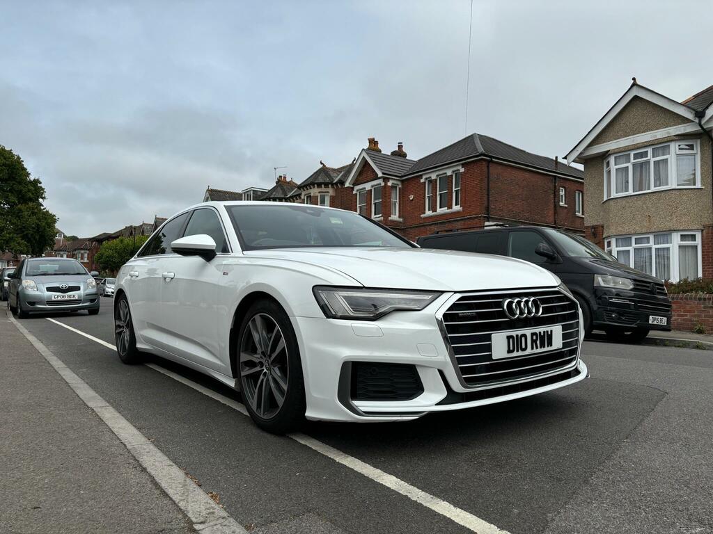 Audi A6 Saloon S Line White #2
