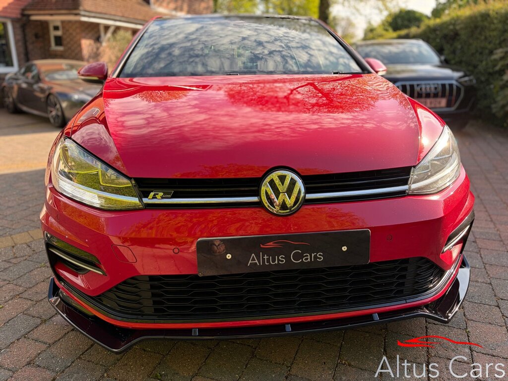 Volkswagen Golf 1.5 Tsi Evo R-line Hatchback Dsg Euro 6 BD18ORC Red #4