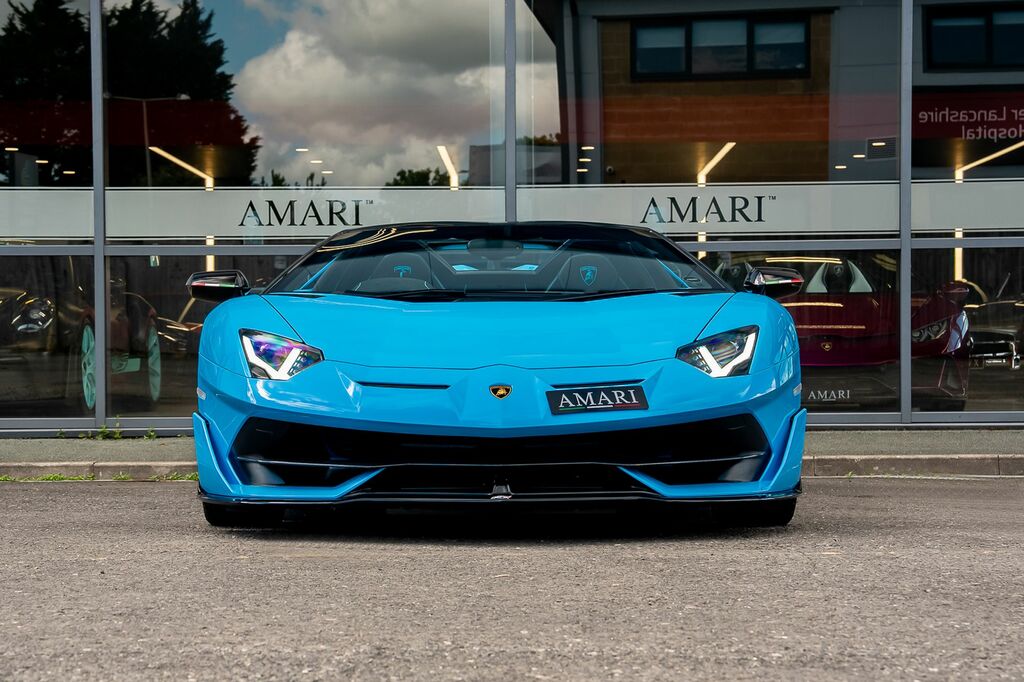 Lamborghini Aventador Svj Roadster Lp 770-4 Blue #3