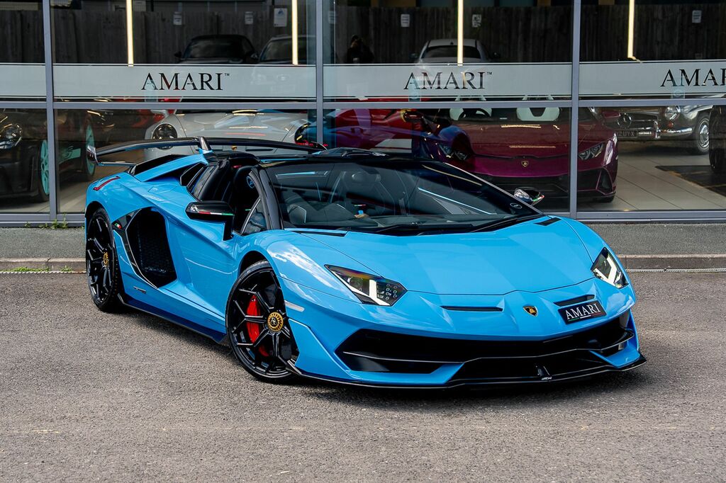 Lamborghini Aventador Svj Roadster Lp 770-4 Blue