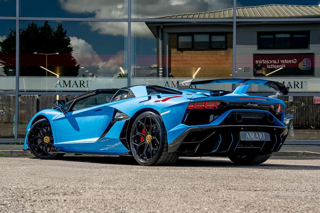 Lamborghini Aventador Svj Roadster Lp 770-4 Blue #2