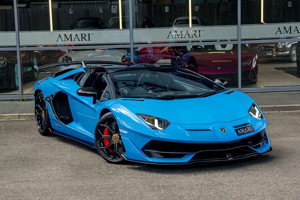 Lamborghini Aventador Svj Roadster Lp 770-4 Blue