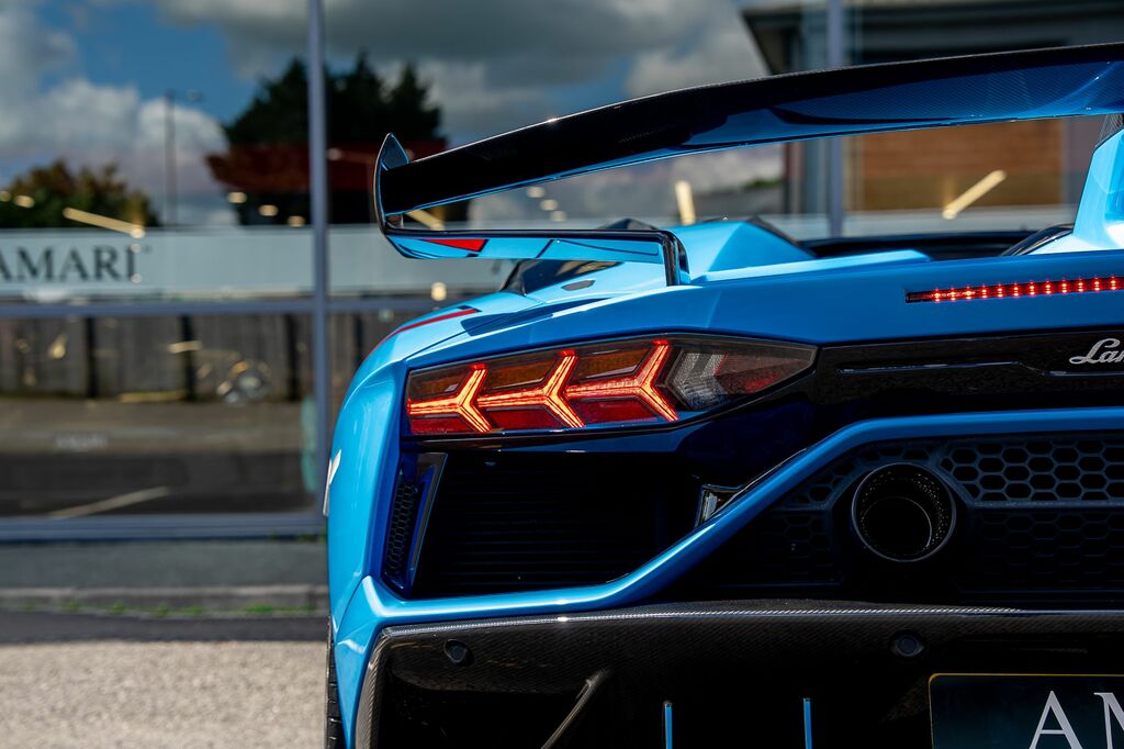 Lamborghini Aventador Svj Roadster Lp 770-4 Blue #6