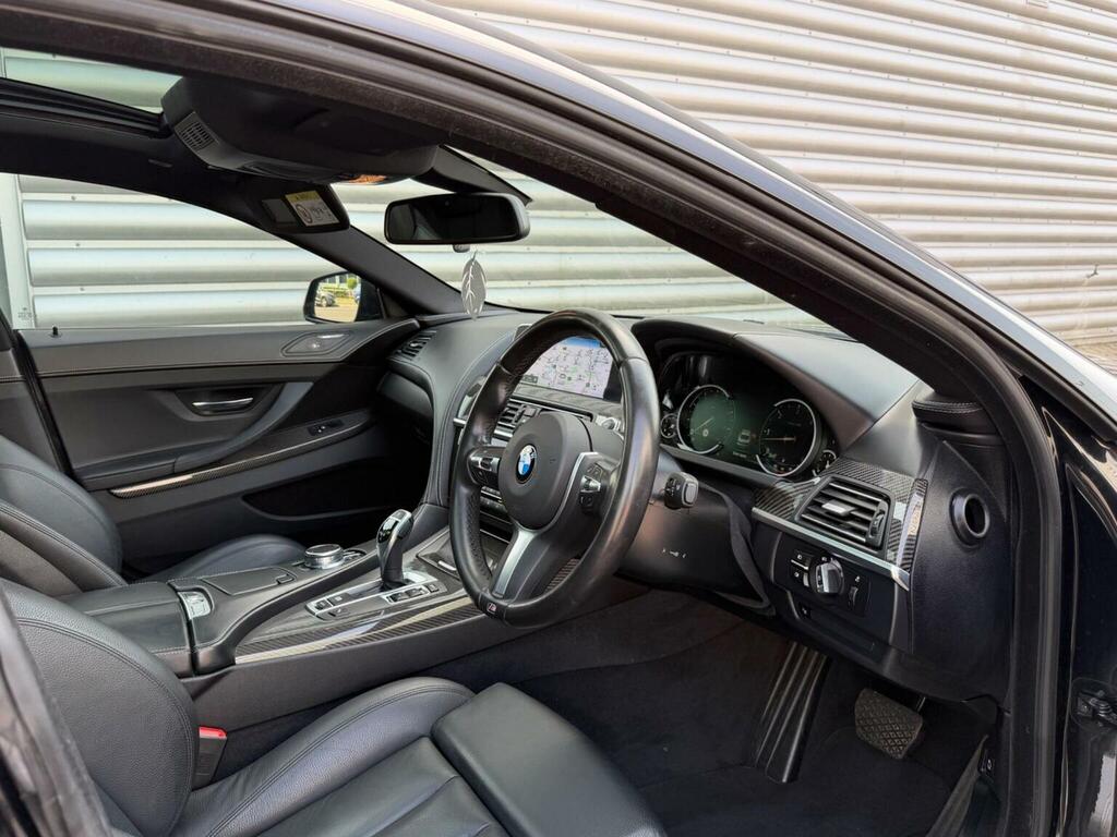 BMW 6 Series Gran Coupe Saloon 3.0 640D M Sport Euro 6 Ss 201 CP18UAF Black #3