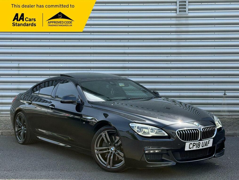 BMW 6 Series Gran Coupe Saloon 3.0 640D M Sport Euro 6 Ss 201 Black