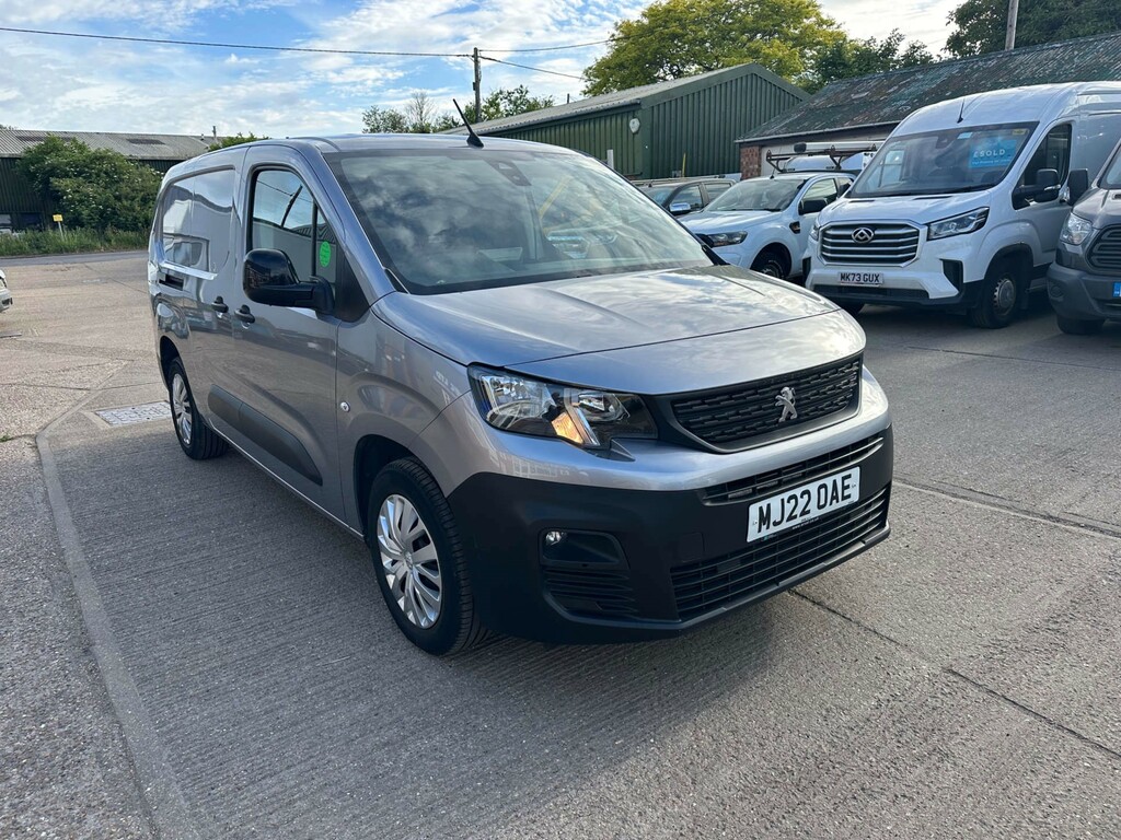 Peugeot Partner Bluehdi 950 Professional Premium Long Panel Van Di Grey #2