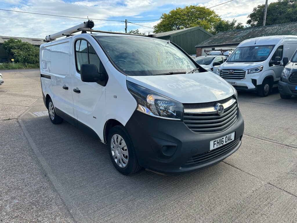 Vauxhall Vivaro 2900 Ecoflex Panel Van L1 H1 Euro 5 White #2