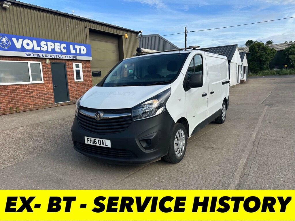 Vauxhall Vivaro 2900 Ecoflex Panel Van L1 H1 Euro 5 White