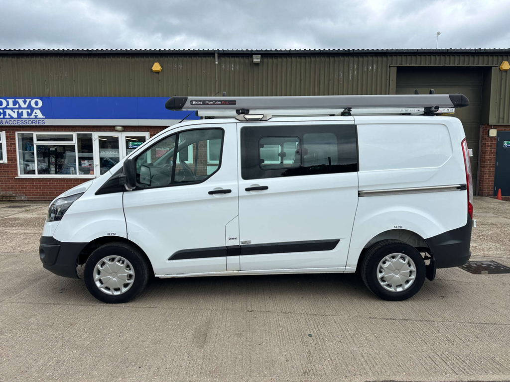 Ford Transit Custom 310 Panel Van L2 H1 EN67YFV White #4