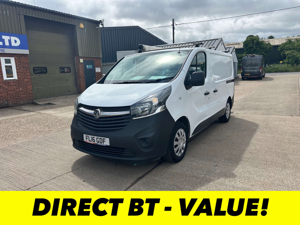 Vauxhall Vivaro 2900 Ecoflex Panel Van L1 H1 Euro 5 White