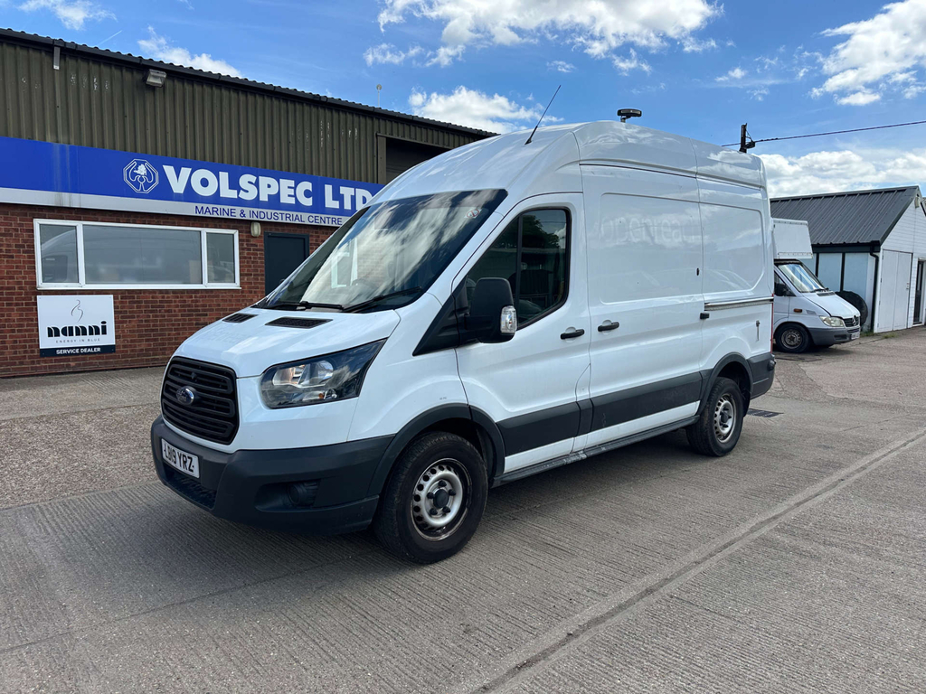 Ford Transit Custom 350 Ecoblue Panel Van Fwd L2 H3 Euro LB19YRZ White #3