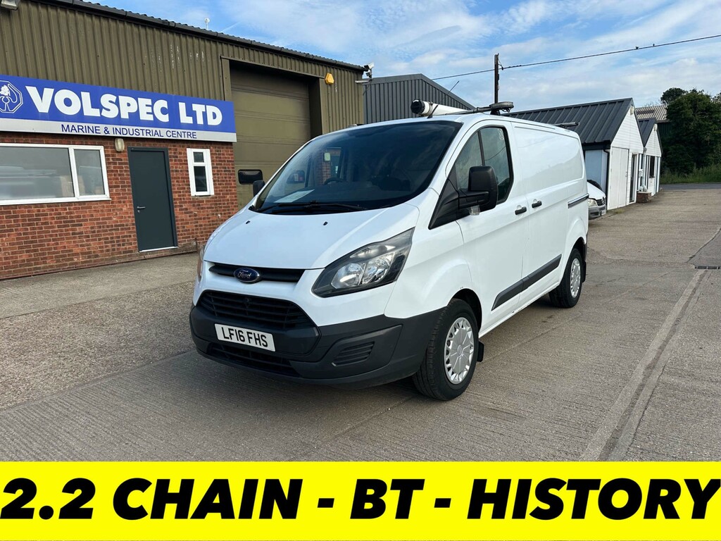 Ford Transit Custom 2.0 Tdci 105Ps Short Wheelbase L1h2 High Roof Van White #1