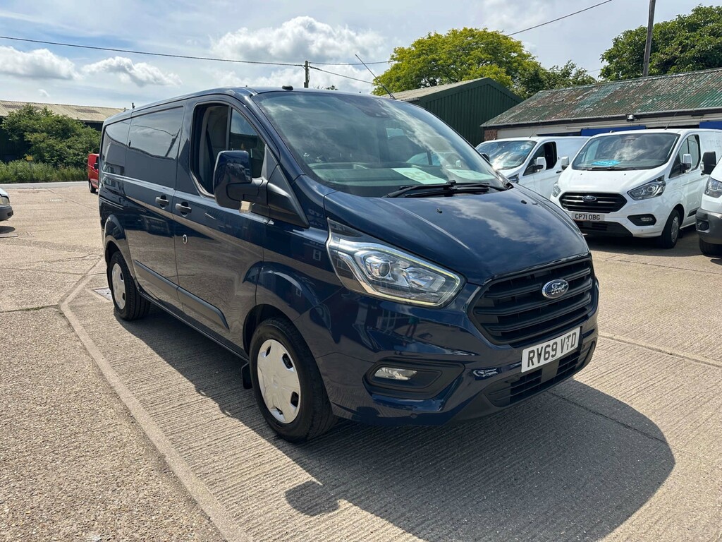 Ford Transit Custom 320 Ecoblue Trend Panel Van L1 H1 Eu Blue #2