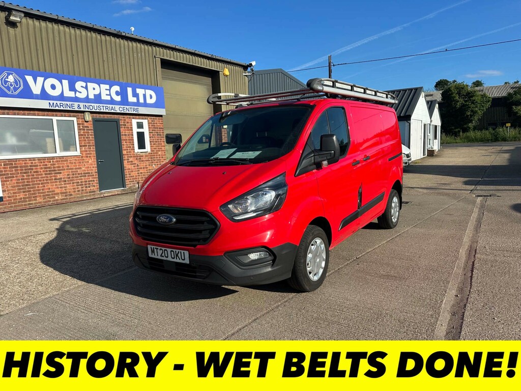 Ford Transit Custom 280 Ecoblue Leader Panel Van L1 H1 E MT20OKU Red