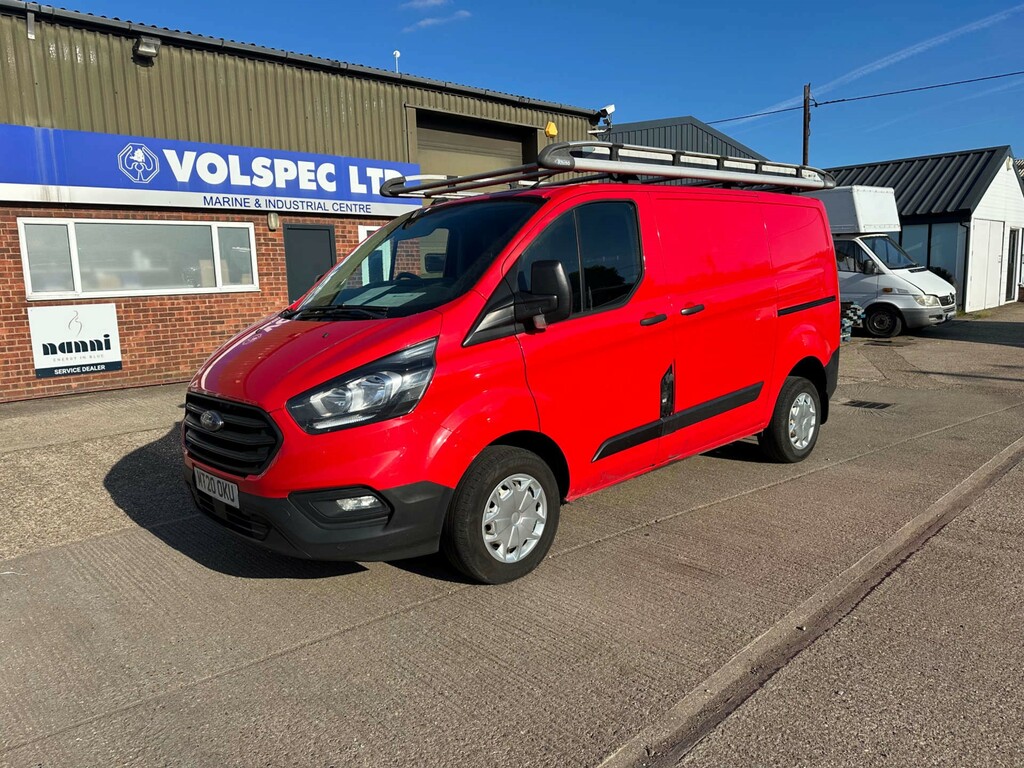 Ford Transit Custom 280 Ecoblue Leader Panel Van L1 H1 E MT20OKU Red #3