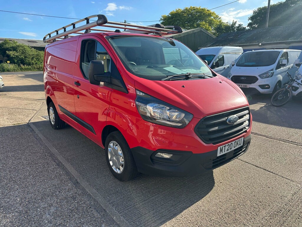Ford Transit Custom 280 Ecoblue Leader Panel Van L1 H1 E MT20OKU Red #2